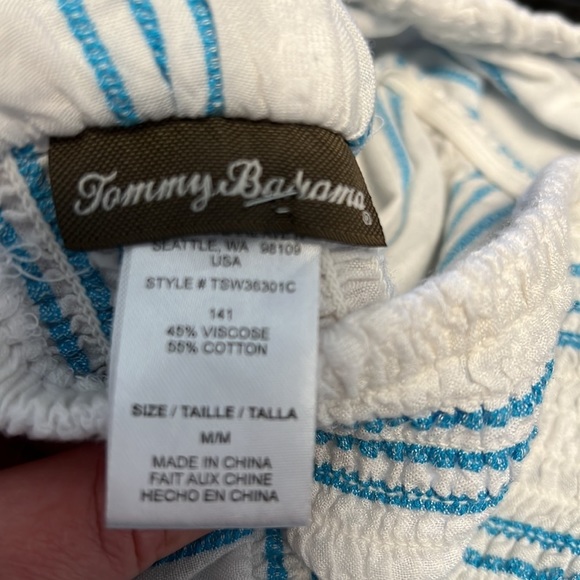 Tommy Bahama Strapless Striped Dress Medium - Picture 8 of 11